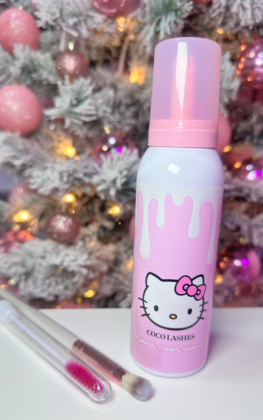 Whipped cream cleanser