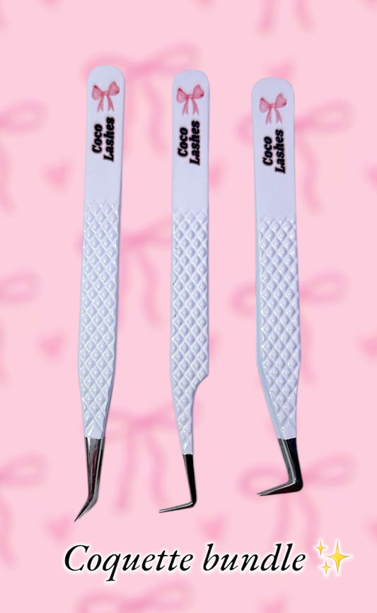 Coquette tweezer bundle