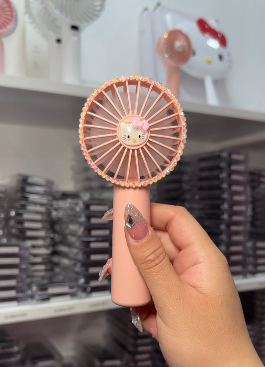 Pink HK Bling fan
