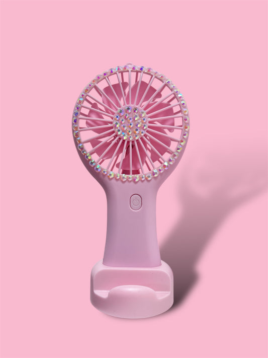 Pink glam fan