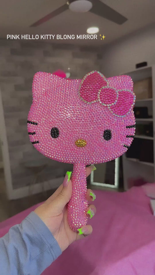 Hello kitty bling mirror (PINK)